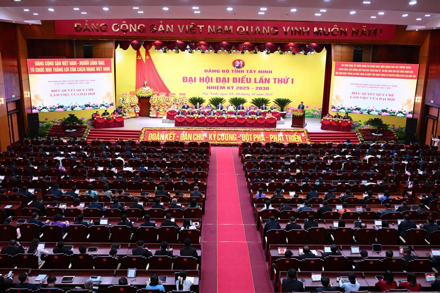 Tây Ninh: Phiên trù bị Đại hội đại biểu Đảng bộ lần thứ I, nhiệm kỳ 2025 - 2030
- Ảnh 1. Tây Ninh: Phiên trù bị Đại hội đại biểu Đảng bộ lần thứ I, nhiệm kỳ 2025 - 2030
- Ảnh 1.