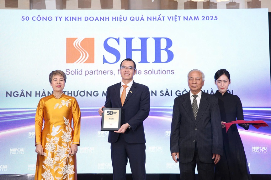 SHB khẳng định vị thế với Top 50 công ty kinh doanh hiệu quả, Top 10 doanh nghiệp tư nhân có lợi nhuận tốt nhất Việt Nam- Ảnh 1.