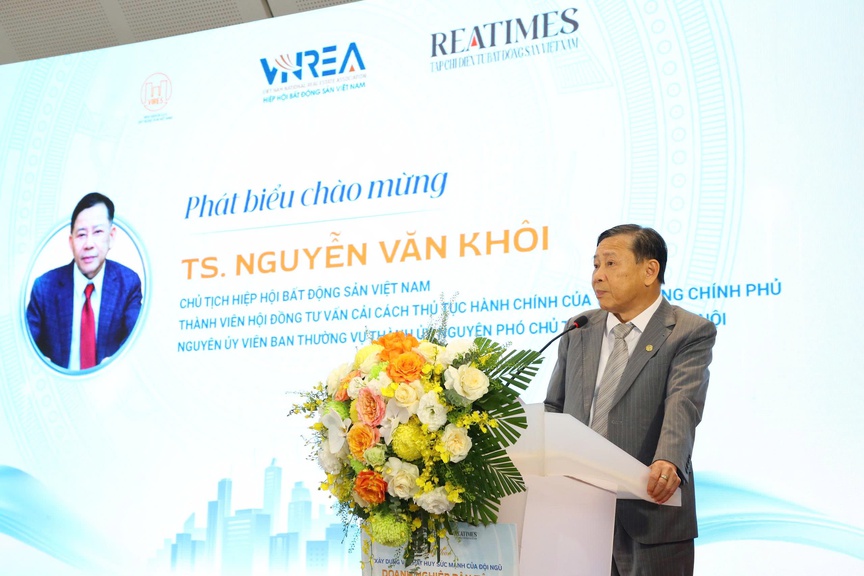 TS. Nguyễn Văn Khôi: VNREA cam kết đồng hành cùng cộng đồng doanh nghiệp Việt Nam kiến tạo hệ sinh thái doanh nghiệp dân tộc- Ảnh 1. TS. Nguyễn Văn Khôi: VNREA cam kết đồng hành cùng cộng đồng doanh nghiệp Việt Nam kiến tạo hệ sinh thái doanh nghiệp dân tộc- Ảnh 1.