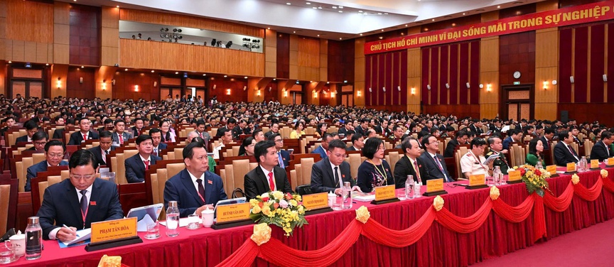 Tây Ninh: Khai mạc Đại hội đại biểu Đảng bộ lần I, nhiệm kỳ 2025-2030- Ảnh 2. Tây Ninh: Khai mạc Đại hội đại biểu Đảng bộ lần I, nhiệm kỳ 2025-2030- Ảnh 2.