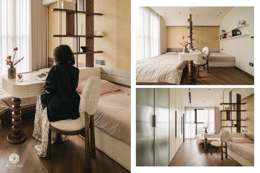 Cải tạo căn hộ 130m2 thành chốn bình yên: Tôn trọng sự tĩnh lặng và kết nối- Ảnh 6.