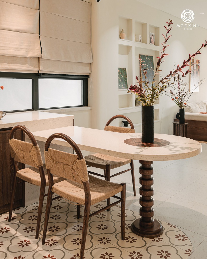 Cải tạo căn hộ 130m2 thành chốn bình yên: Tôn trọng sự tĩnh lặng và kết nối- Ảnh 5.