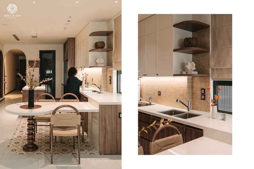 Cải tạo căn hộ 130m2 thành chốn bình yên: Tôn trọng sự tĩnh lặng và kết nối- Ảnh 8.