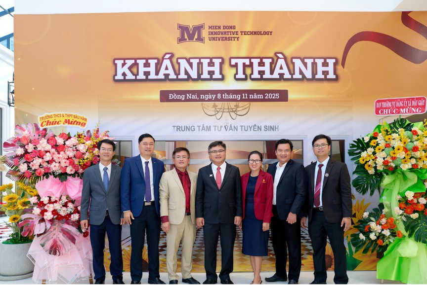 Trường Đại học Công nghệ Miền Đông khánh thành trung tâm tuyển sinh rộng gần 1.500m2- Ảnh 2.