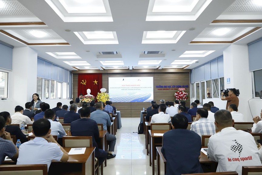 Hình ảnh tại hội thảo. Nguồn ảnh: Đại học Xây dựng Hà Nội