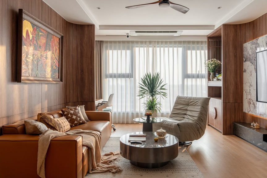 Sau 9 năm tích góp, vợ chồng trẻ biến căn hộ nhỏ thành không gian sống đáng mơ ước giữa lòng Thủ đô- Ảnh 1. Sau 9 năm tích góp, vợ chồng trẻ biến căn hộ nhỏ thành không gian sống đáng mơ ước giữa lòng Thủ đô- Ảnh 1.