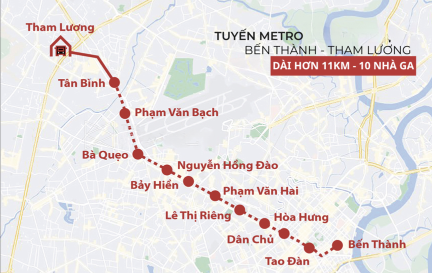 TP.HCM: Sẵn sàng khởi công tuyến metro số 2 Bến Thành – Tham Lương vào đầu năm 2026- Ảnh 1. TP.HCM: Sẵn sàng khởi công tuyến metro số 2 Bến Thành – Tham Lương vào đầu năm 2026- Ảnh 1.
