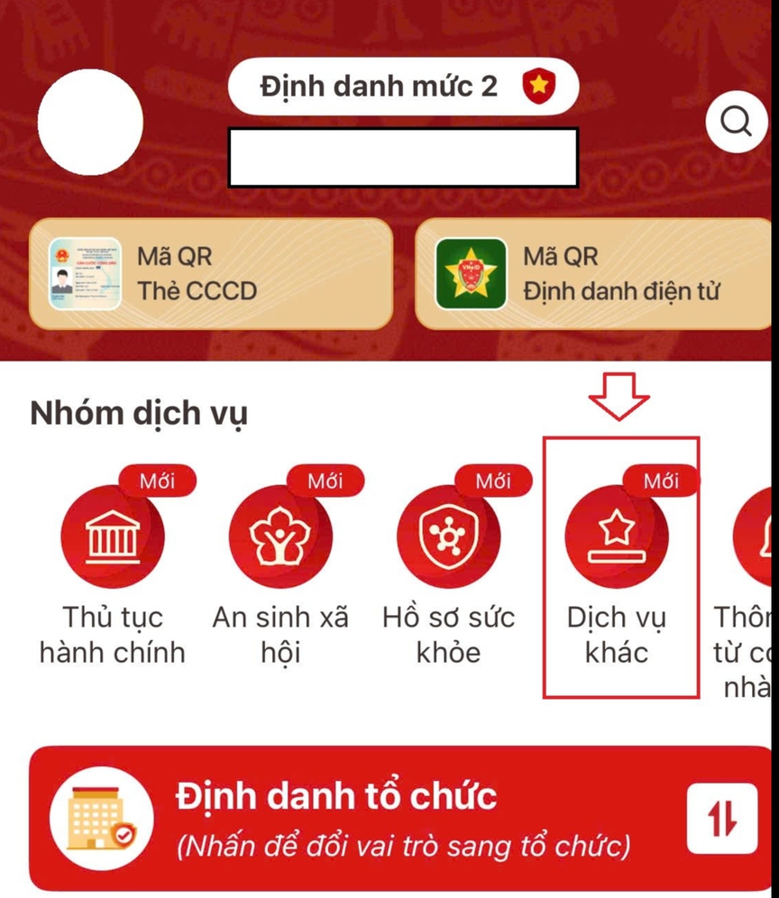 Dễ dàng kê khai "sổ đỏ" trực tuyến qua ứng dụng VNeID- Ảnh 1. Dễ dàng kê khai "sổ đỏ" trực tuyến qua ứng dụng VNeID- Ảnh 1.