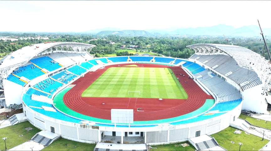 Sân vận động 22.000 chỗ ngồi lớn nhất miền núi phía Bắc đón sự kiện đặc biệt sau khi chính thức khánh thành- Ảnh 2.