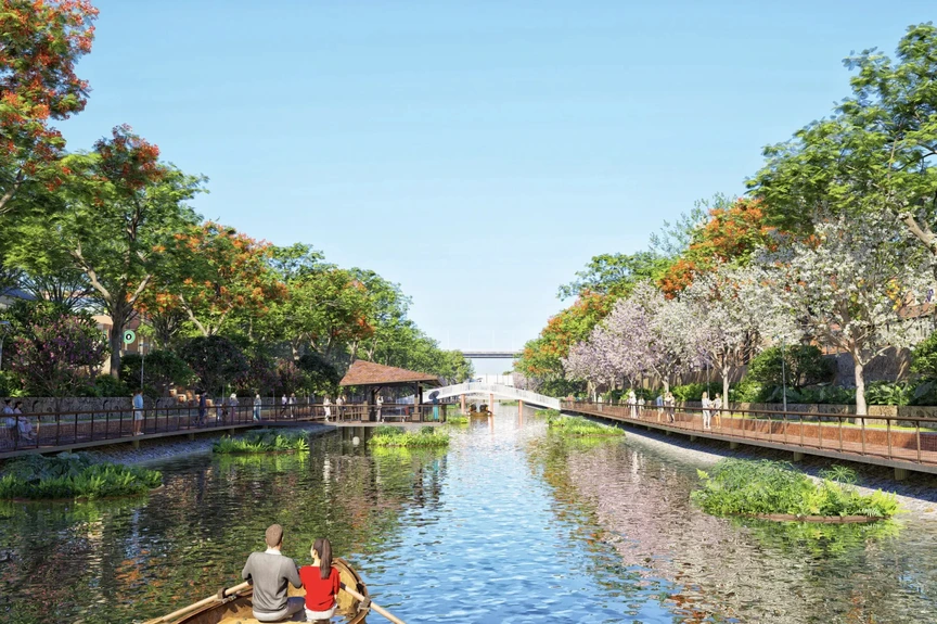 Phối cảnh dự án cải tạo, chỉnh trang và tái thiết công viên tuyến hai bên sông Tô Lịch. Nguồn ảnh: Internet Phối cảnh dự án cải tạo, chỉnh trang và tái thiết công viên tuyến hai bên sông Tô Lịch. Nguồn ảnh: Internet