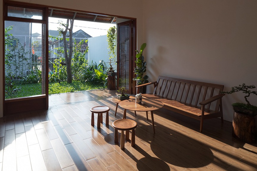 Độc đáo căn nhà 3 gian đương đại: Mang đậm tinh thần nhà Việt truyền thống giữa làng quê- Ảnh 4. Độc đáo căn nhà 3 gian đương đại: Mang đậm tinh thần nhà Việt truyền thống giữa làng quê- Ảnh 4.