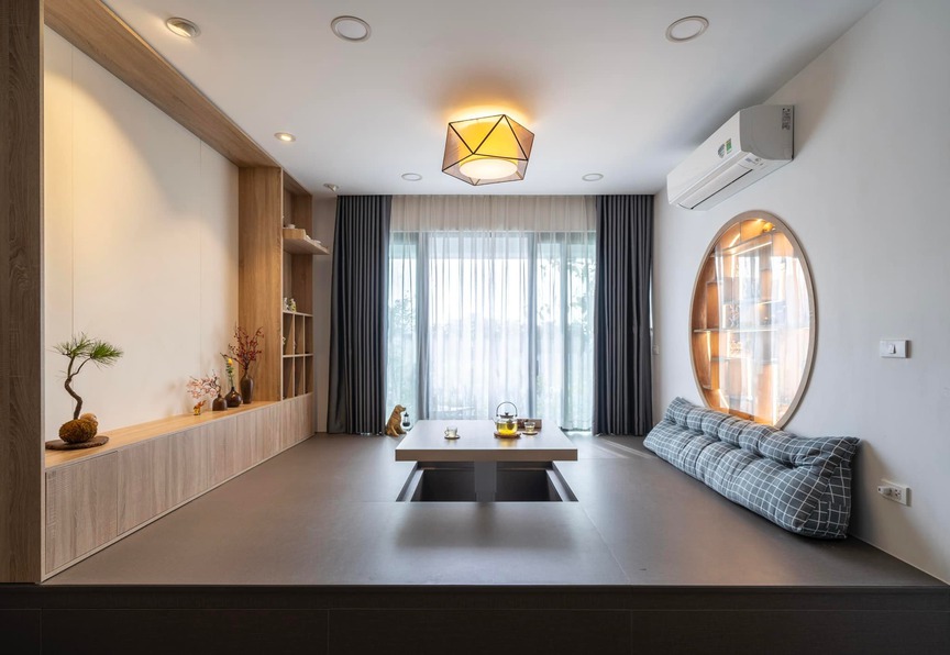 Chi 350 triệu cải tạo căn hộ 103m2, gia chủ biến nhà thành 'resort Nhật Bản' giữa Hà Nội- Ảnh 1.