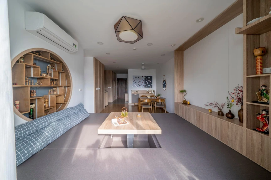 Chi 350 triệu cải tạo căn hộ 103m2, gia chủ biến nhà thành 'resort Nhật Bản' giữa Hà Nội- Ảnh 2.