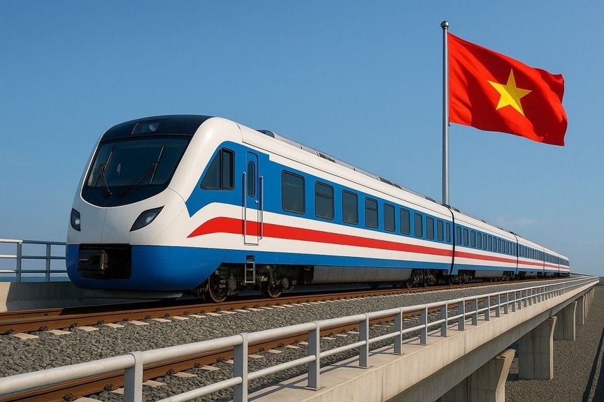 Dự án đường sắt tốc độ cao thứ 2 của Việt Nam do VinSpeed đề xuất đầu tư đạt bước tiến quan trọng- Ảnh 1. Dự án đường sắt tốc độ cao thứ 2 của Việt Nam do VinSpeed đề xuất đầu tư đạt bước tiến quan trọng- Ảnh 1.