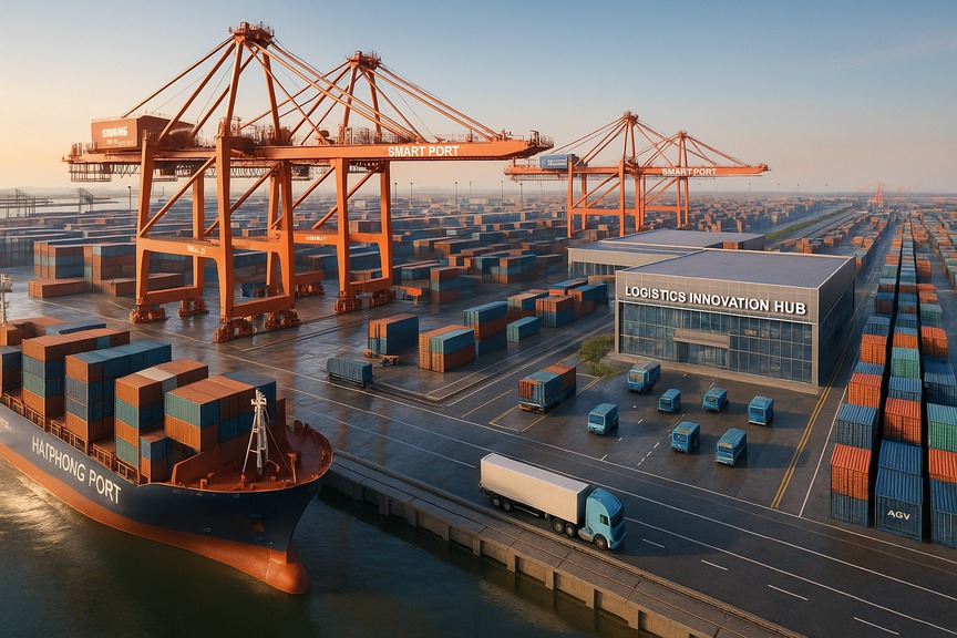 Việt Nam sắp có tổ hợp siêu bến cảng và trung tâm logistics 14,2 tỷ USD: Quy mô hơn 4.300ha lớn bậc nhất cả nước, có 'bóng dáng' của Vingroup- Ảnh 1.