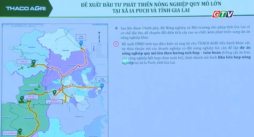 THACO đề xuất đầu tư một số dự án tại tỉnh Gia Lai. Nguồn ảnh: Gia Lai TV THACO đề xuất đầu tư một số dự án tại tỉnh Gia Lai. Nguồn ảnh: Gia Lai TV