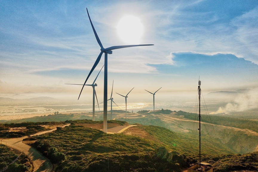 Công ty VinEnergo quan tâm đến hai dự án điện gió tại Hà Tĩnh. Ảnh minh họa Công ty VinEnergo quan tâm đến hai dự án điện gió tại Hà Tĩnh. Ảnh minh họa