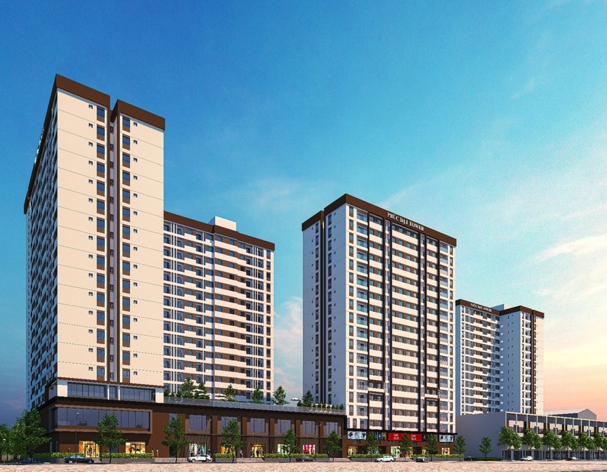 Phối cảnh nhà ở xã hội Phúc Đạt Tân Uyên. Nguồn ảnh: Internet