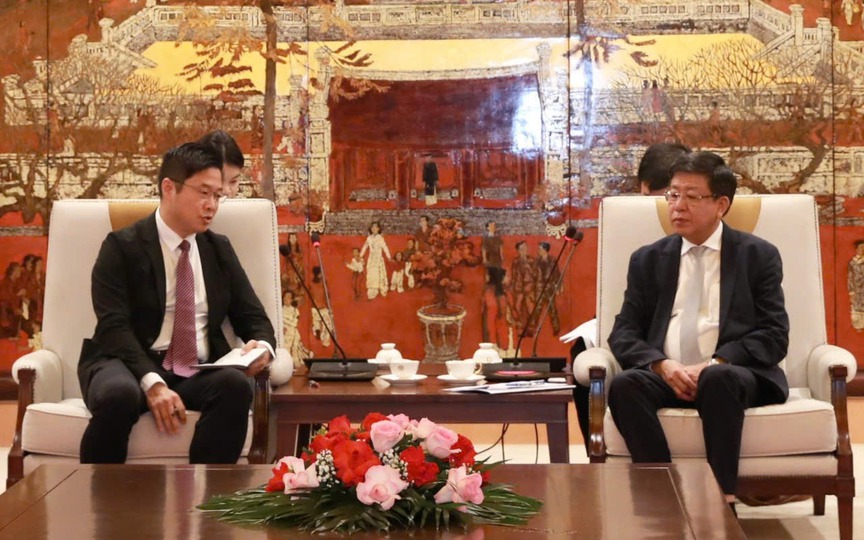 Hình ảnh tại buổi làm việc. Nguồn ảnh: UBND TP. Hà Nội