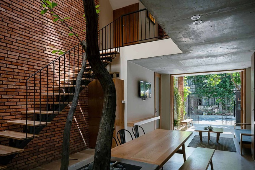 Khám phá không gian nhiệt đới đương đại trong ngôi nhà 115m2 giữa lòng Đà Nẵng- Ảnh 6. Khám phá không gian nhiệt đới đương đại trong ngôi nhà 115m2 giữa lòng Đà Nẵng- Ảnh 6.