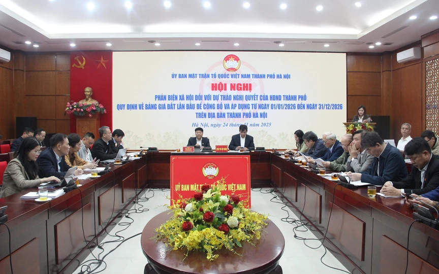 Hà Nội lắng nghe phản biện dự thảo bảng giá đất 2026: Nhiều điểm cần làm rõ- Ảnh 1.