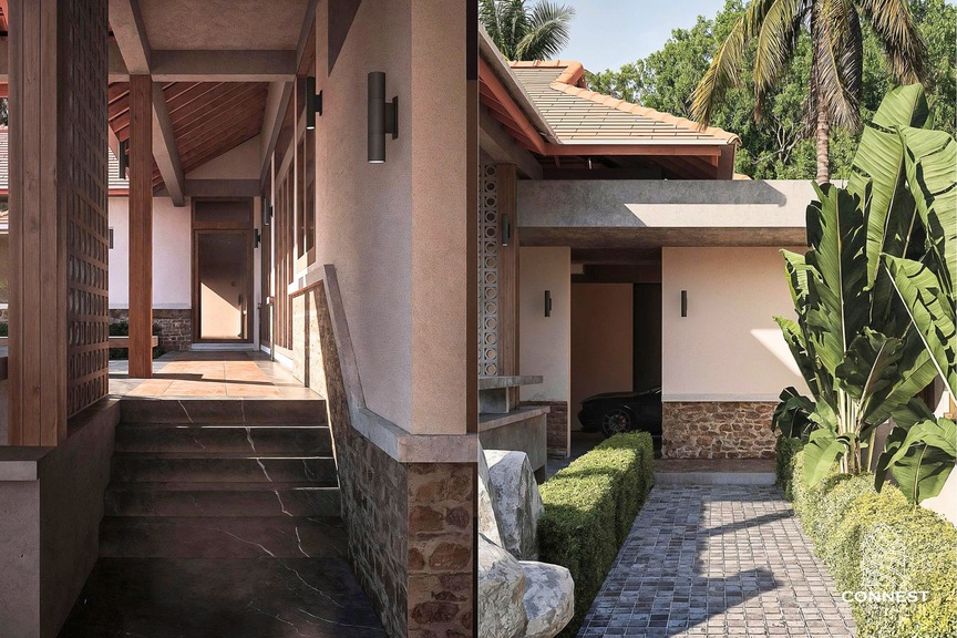 Khoảng lặng dịu dàng trong căn nhà 250m2 giữa lòng Quảng Bình: Bản giao hưởng giữa thiên nhiên và truyền thống- Ảnh 1.