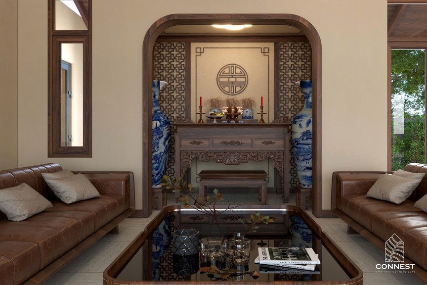 Khoảng lặng dịu dàng trong căn nhà 250m2 giữa lòng Quảng Bình: Bản giao hưởng giữa thiên nhiên và truyền thống- Ảnh 8.