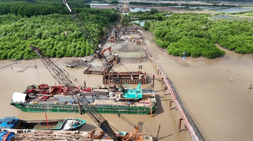 Cây cầu hơn 2.000 tỷ trên trục ven biển phía Đông ĐBSCL đón tin vui lớn- Ảnh 2.
