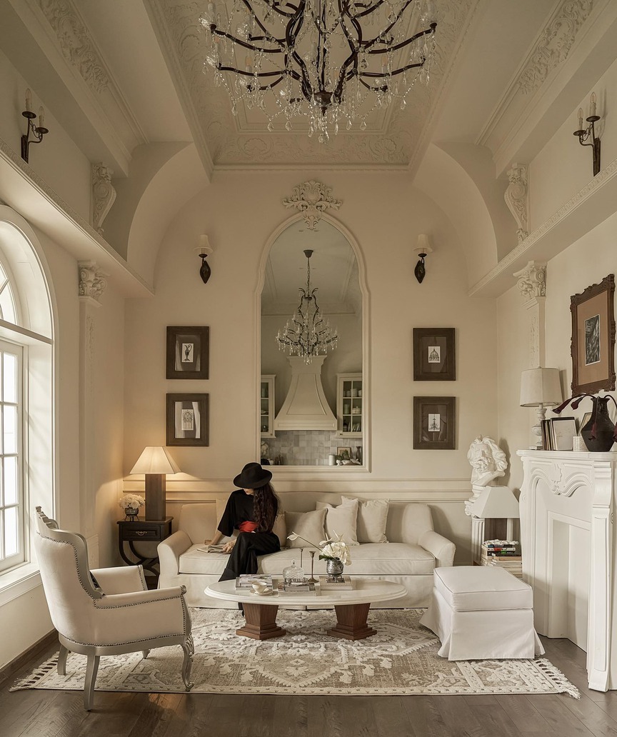 Ngôi nhà hơn 20 năm tuổi ‘lột xác’ ngoạn mục: Từ kiến trúc lệch tầng cũ kỹ thành không gian châu Âu trắng tinh giản- Ảnh 1.