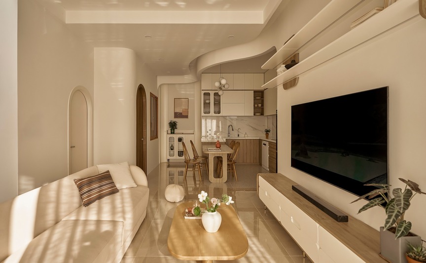 Tổ ấm trắng - be nhẹ như sương: Hơi thở Sabiwabi giữa lòng phố thị- Ảnh 5.