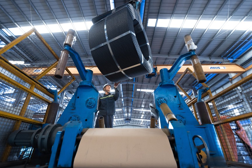 Hòa Phát cung cấp cáp dự ứng lực vào hàng loạt công trình trọng điểm- Ảnh 1.