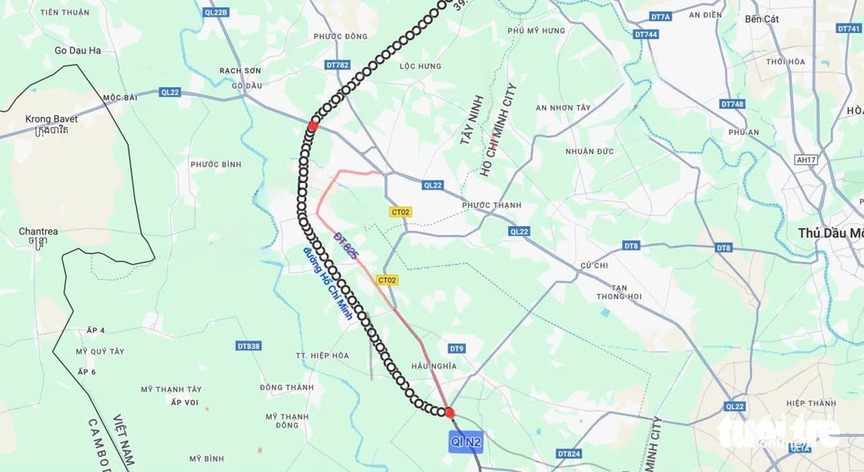 Đường Hồ Chí Minh đi qua tỉnh giáp Campuchia vẫn gặp khó- Ảnh 2. Đường Hồ Chí Minh đi qua tỉnh giáp Campuchia vẫn gặp khó- Ảnh 2.