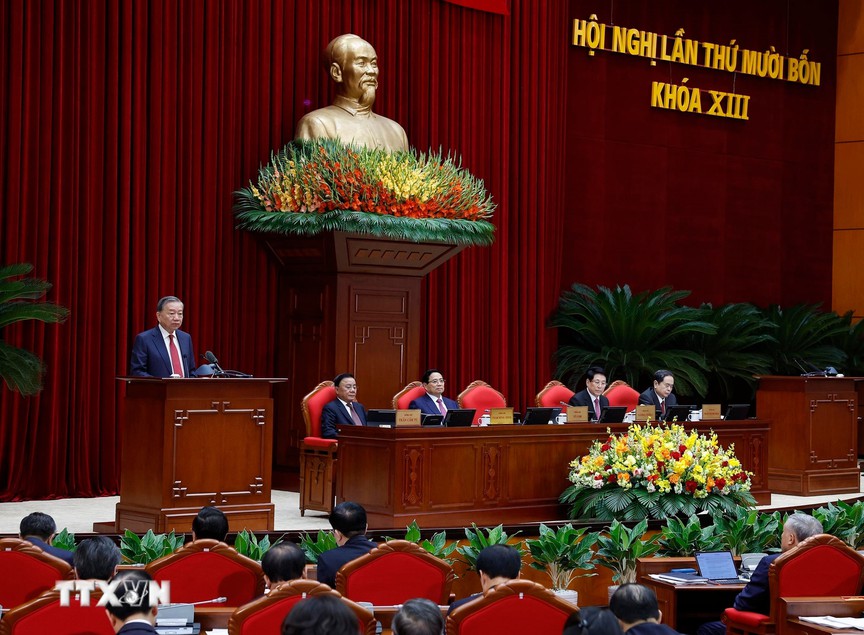 Phát biểu của Tổng Bí thư Tô Lâm tại Hội nghị lần thứ 14 Ban Chấp hành Trung ương Đảng khóa XIII- Ảnh 1. Phát biểu của Tổng Bí thư Tô Lâm tại Hội nghị lần thứ 14 Ban Chấp hành Trung ương Đảng khóa XIII- Ảnh 1.