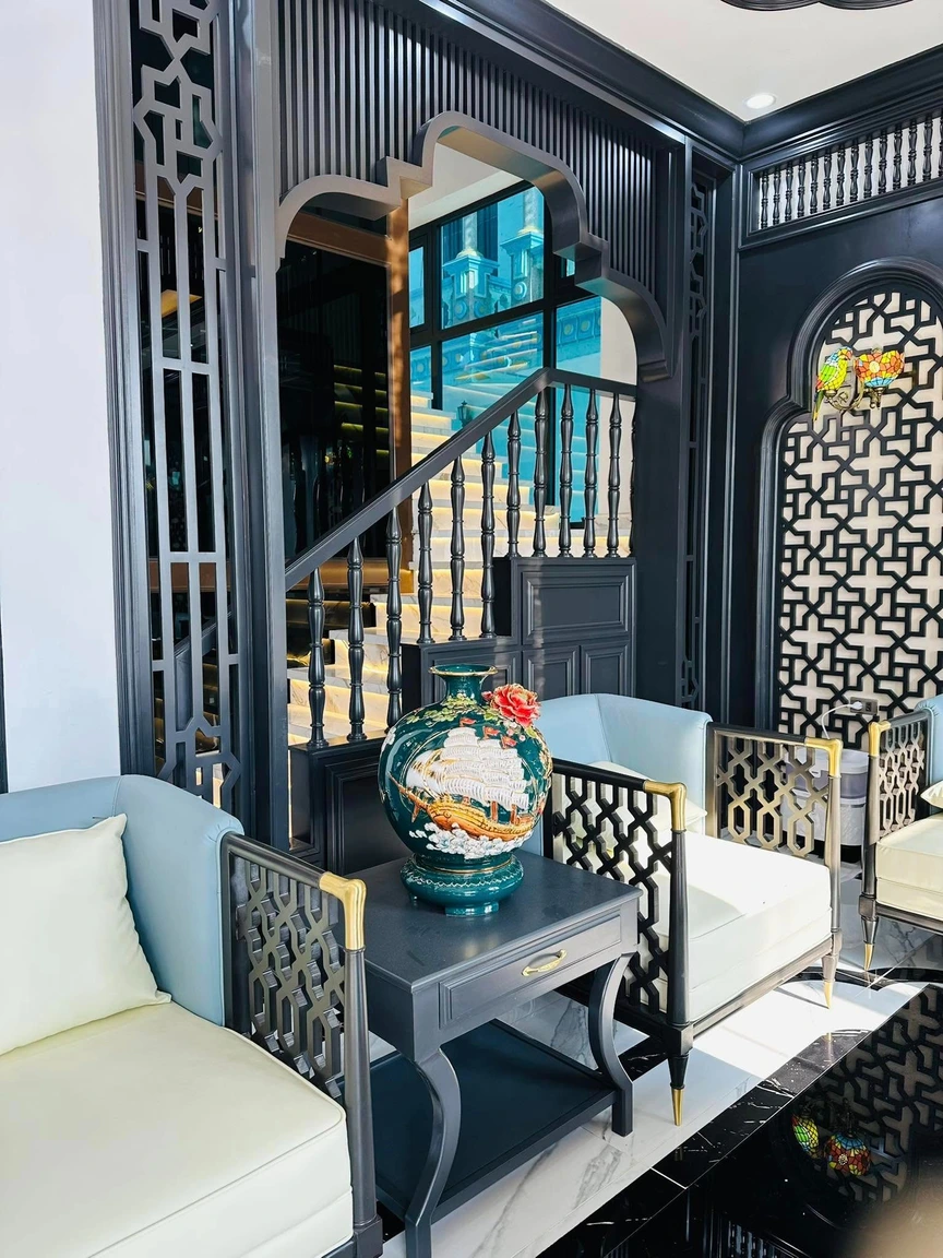 Bỏ phố về quê, gia chủ 35 tuổi xây biệt thự Indochine hoành tráng tại quê nhà Ninh Bình- Ảnh 6.