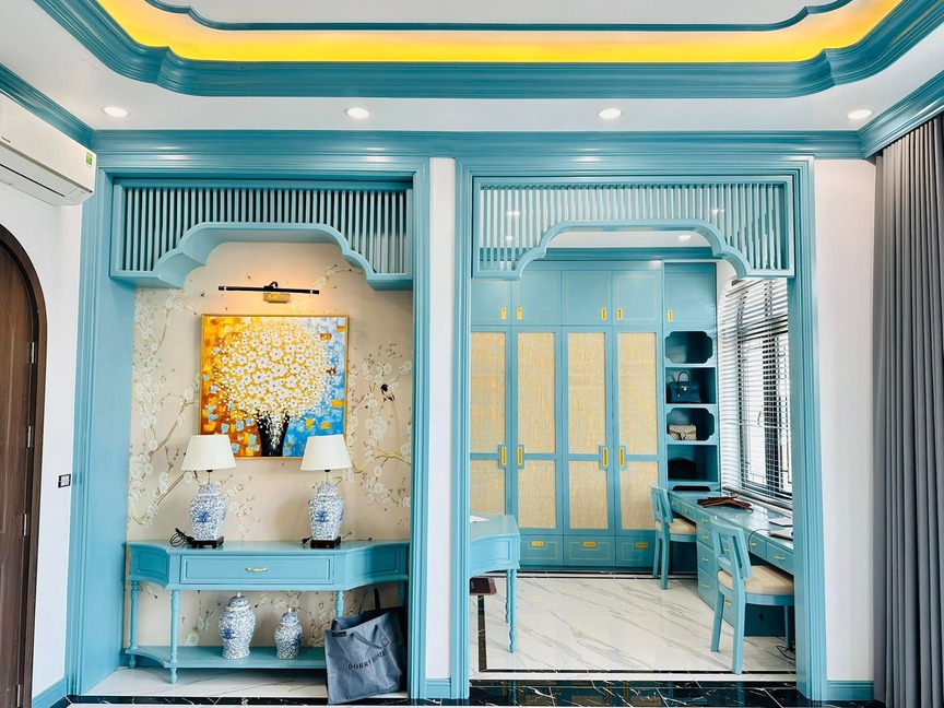 Bỏ phố về quê, gia chủ 35 tuổi xây biệt thự Indochine hoành tráng tại quê nhà Ninh Bình- Ảnh 7.