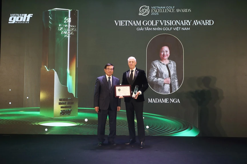Chủ tịch Tập đoàn BRG được vinh danh 2 giải thưởng lớn tại Vietnam Golf Excellence Awards 2025- Ảnh 2. Chủ tịch Tập đoàn BRG được vinh danh 2 giải thưởng lớn tại Vietnam Golf Excellence Awards 2025- Ảnh 2.
