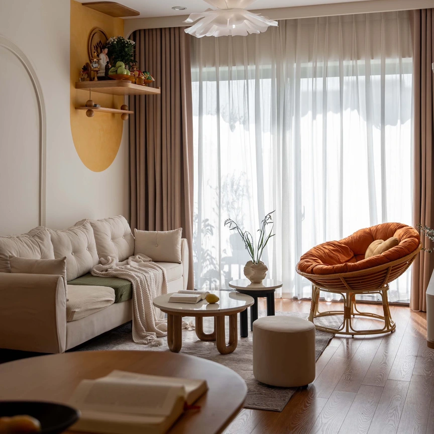 Thi công gần 2 tháng không giám sát, chủ nhà bất ngờ với không gian sống nhận được- Ảnh 1.