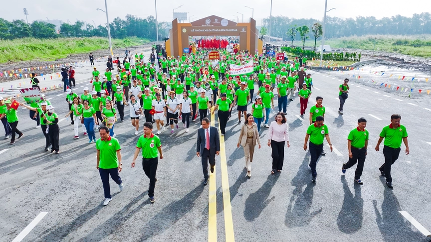 Thông xe đường Liên Phường, tăng kết nối và định hình giao thông khu Đông TP.HCM- Ảnh 1.