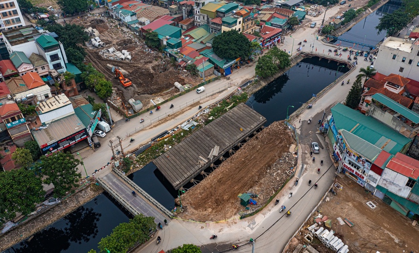 Sắp hoàn thành tuyến đường nghìn tỷ ‘đắp chiếu’ 10 năm giữa lòng Hà Nội- Ảnh 2.