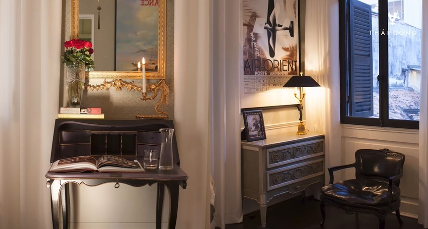 Biệt thự cổ trăm tuổi giá hàng triệu đô của Thái Công: Kiến trúc kiểu Pháp, kết hợp phong cách Á - Âu- Ảnh 5. Biệt thự cổ trăm tuổi giá hàng triệu đô của Thái Công: Kiến trúc kiểu Pháp, kết hợp phong cách Á - Âu- Ảnh 5.