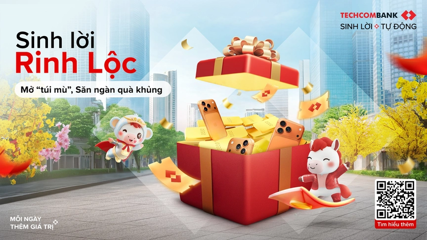 Techcombank ra mắt chương trình “Sinh Lời Rinh Lộc", mở ra hành trình săn ngàn quà giá trị chào đón Tết Bính Ngọ 2026- Ảnh 2.