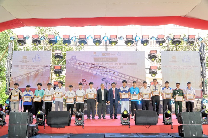 MIT University tổ chức thành công Kỳ thi Olympic Vật lý Sinh viên Toàn quốc 2025- Ảnh 1.