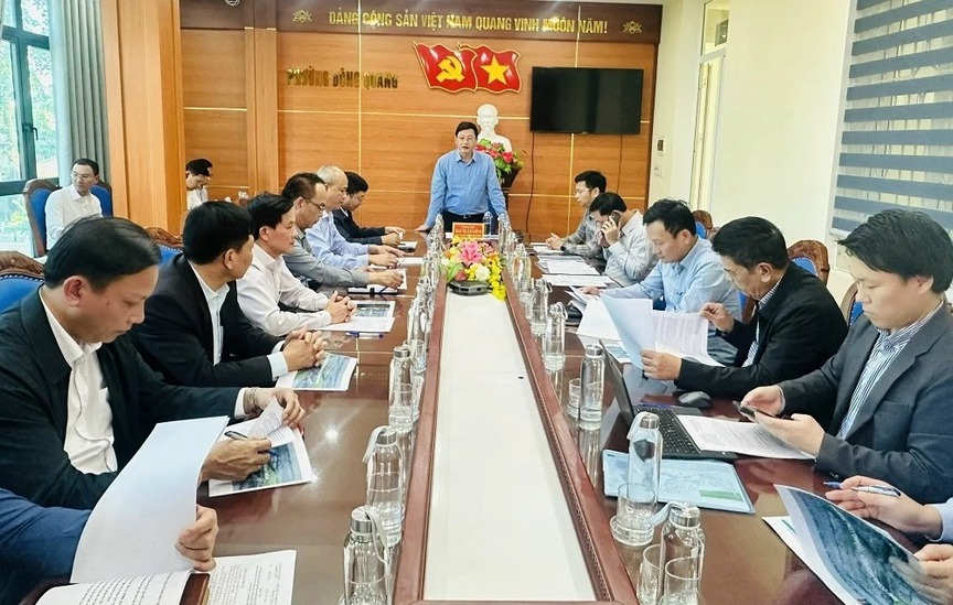 Hình ảnh tại buổi làm việc. Nguồn ảnh: Báo Thanh Hóa