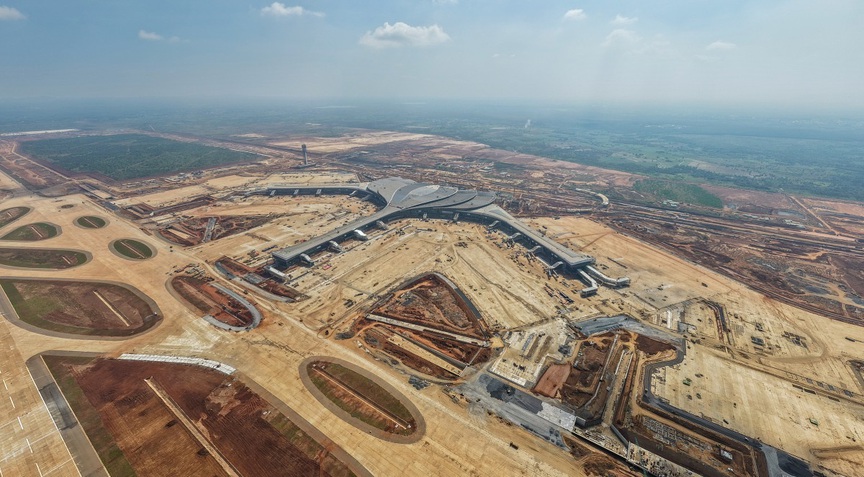 Siêu sân bay của Việt Nam sắp hoàn thành, chuẩn bị tiến sang dấu mốc quan trọng mới- Ảnh 1. Siêu sân bay của Việt Nam sắp hoàn thành, chuẩn bị tiến sang dấu mốc quan trọng mới- Ảnh 1.