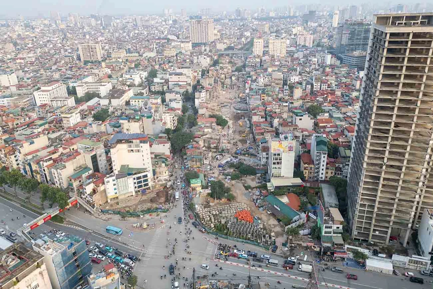 Hà Nội sắp hoàn thành giải phóng mặt bằng đường Vành đai 1- Ảnh 2. Hà Nội sắp hoàn thành giải phóng mặt bằng đường Vành đai 1- Ảnh 2.