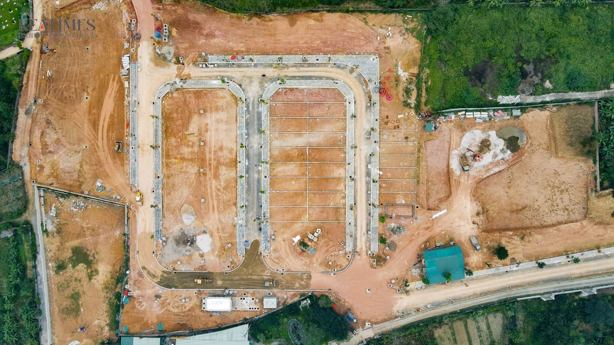 Cận cảnh dự án Dream Town Hòa Bình chưa xong hạ tầng đã được rao bán rầm rộ- Ảnh 3.