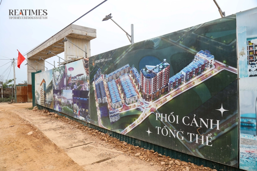 Cận cảnh dự án Dream Town Hòa Bình chưa xong hạ tầng đã được rao bán rầm rộ- Ảnh 11.
