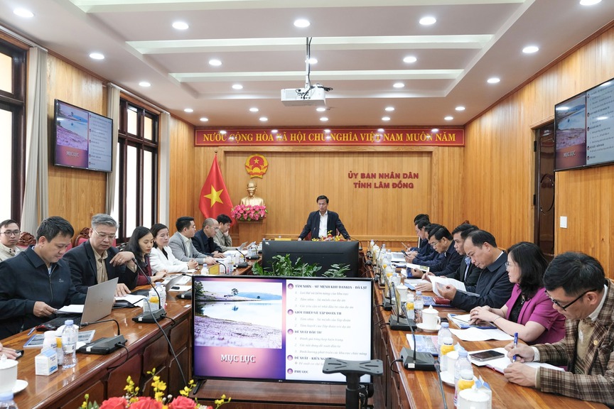 Hình ảnh tại buổi làm việc. Nguồn ảnh: Báo Lâm Đồng Hình ảnh tại buổi làm việc. Nguồn ảnh: Báo Lâm Đồng