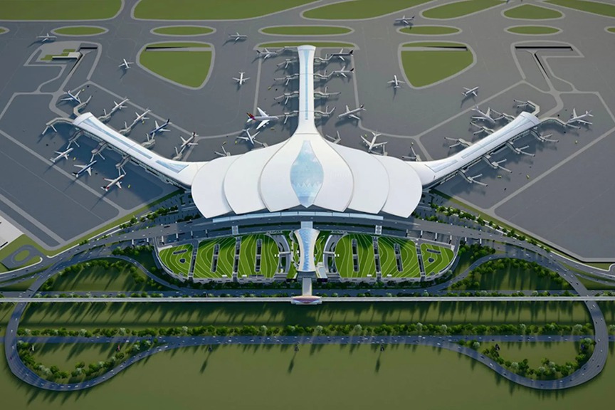 6 ngày nữa, siêu sân bay lớn nhất Việt Nam sẽ đón mốc trọng đại: Hơn 15.000 nhân lực làm việc xuyên đêm, nỗ lực về đích- Ảnh 5. 6 ngày nữa, siêu sân bay lớn nhất Việt Nam sẽ đón mốc trọng đại: Hơn 15.000 nhân lực làm việc xuyên đêm, nỗ lực về đích- Ảnh 5.