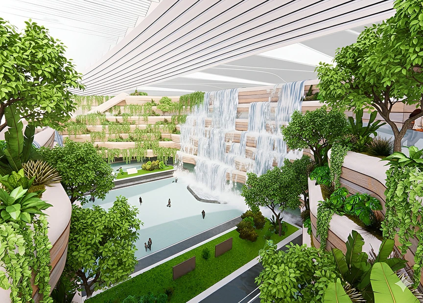 Sân bay đạt tốc độ xây dựng kỷ lục của Việt Nam sắp thành hình, hứa hẹn là ‘Changi thứ 2’ trên thế giới- Ảnh 3. Sân bay đạt tốc độ xây dựng kỷ lục của Việt Nam sắp thành hình, hứa hẹn là ‘Changi thứ 2’ trên thế giới- Ảnh 3.